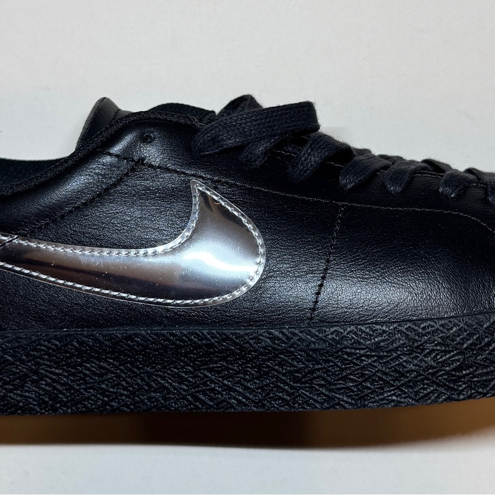 Nike Black and Silver Sneakers